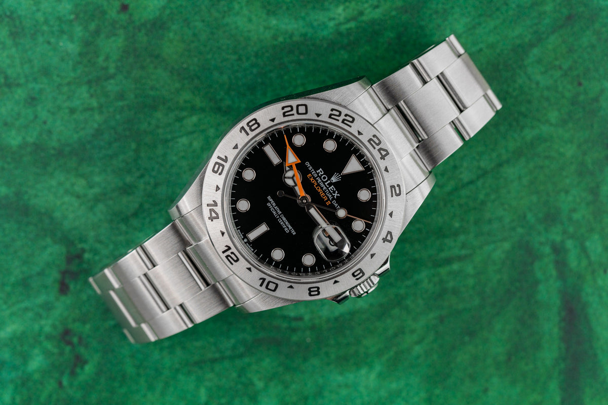 Rolex Explorer II 42 226570 Black Dial Orange 24-Hour Hand 2025 - The Watch Business Sydney