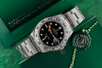 Rolex Explorer II 42 226570 Black Dial with Warranty Card and Hang Tag - The Watch Business Sydney