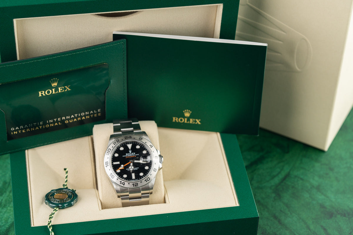 Rolex Explorer II 42 226570 Black Dial Full Set Box and Papers 2025 - Rolex Sydney