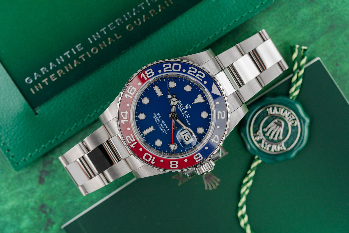 Rolex GMT-Master II 126719BLRO Pepsi Blue Dial with Warranty Card and Hang Tag - The Watch Business Sydney
