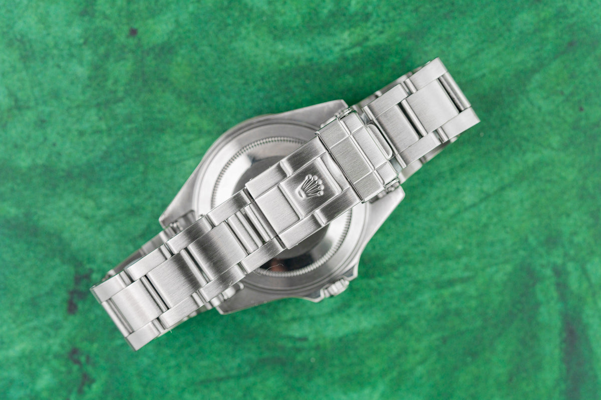 Rolex GMT-Master II 16710 Coke Black Dial Oyster Bracelet Clasp - The Watch Business Sydney CBD