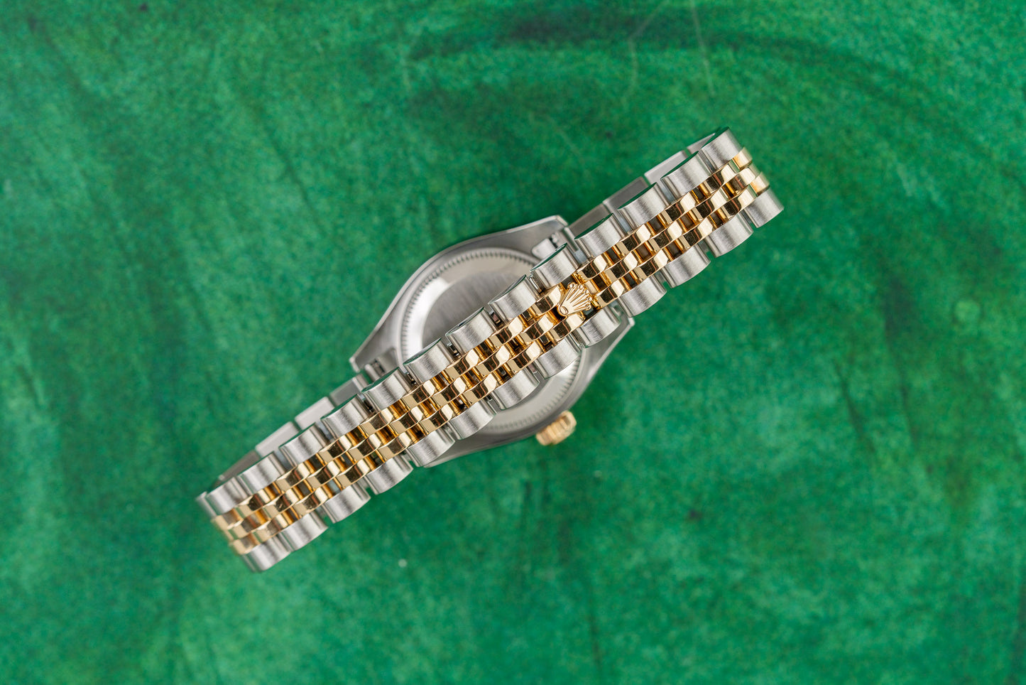 Rolex Lady-Datejust 26 179173 Champagne Diamond Dial Hidden Clasp Jubilee Bracelet - The Watch Business Sydney