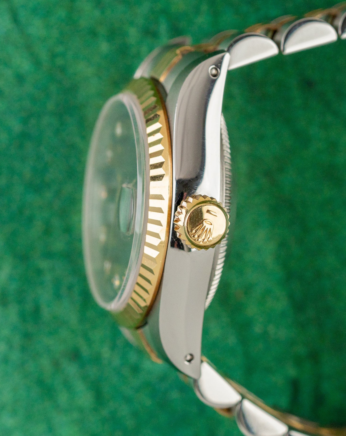 Rolex Lady-Datejust 26 69173 Black Diamond Dial Jubilee Two Tone Bracelet - The Watch Business Sydney