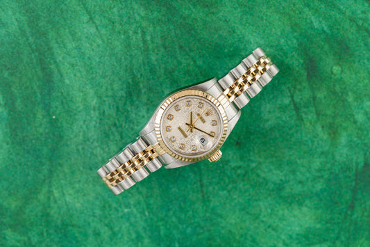 Rolex Lady-Datejust 26 79173 Silver Computer Diamond Dial Two Tone 2000 - The Watch Business Sydney