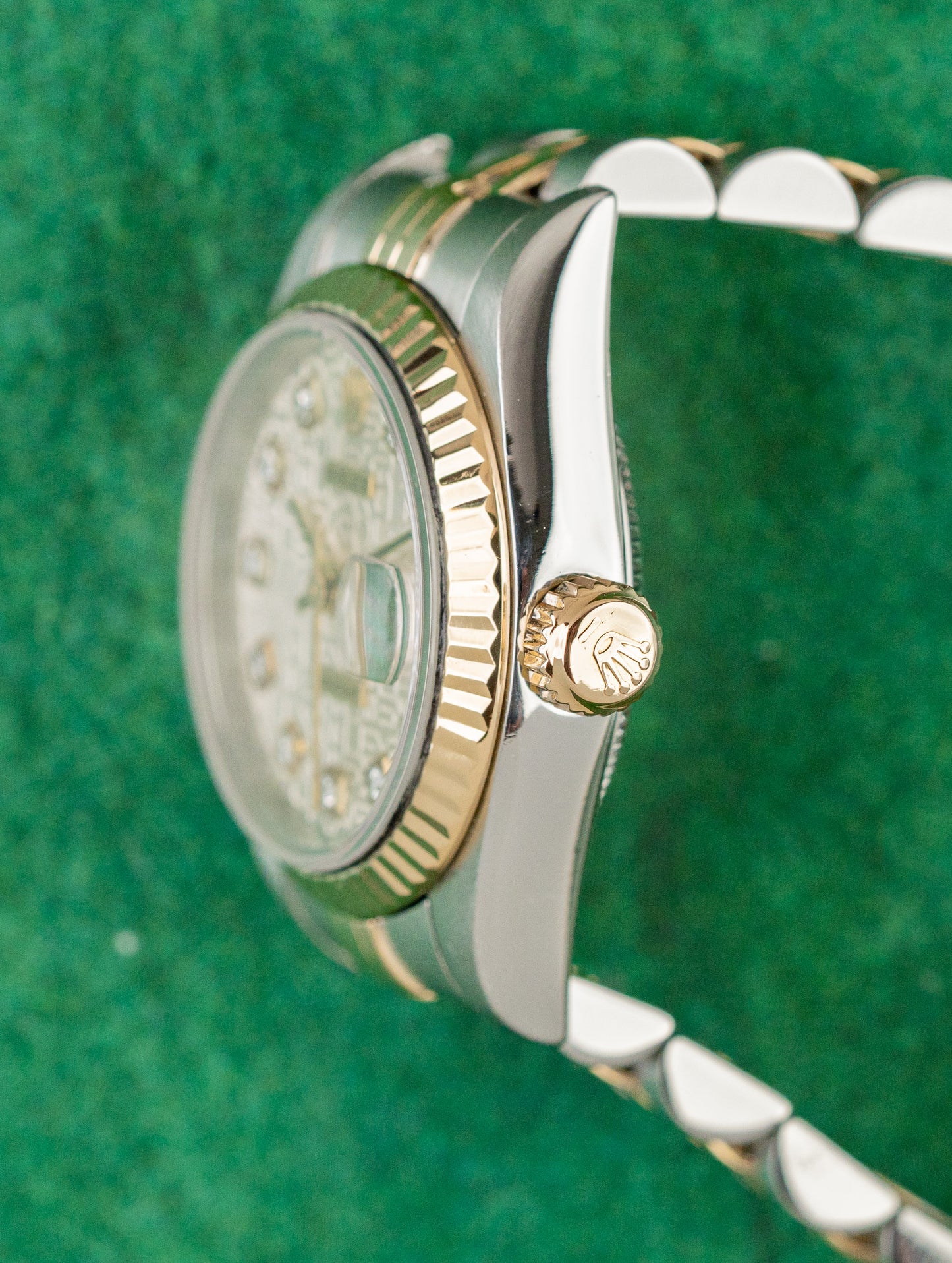 Rolex Lady-Datejust 26 79173 Silver Computer Dial Fluted Bezel Case - The Watch Business Sydney CBD
