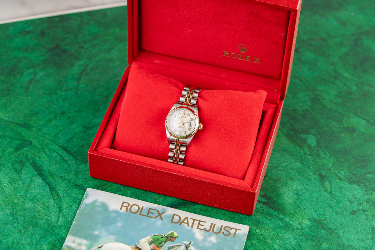 Rolex Lady-Datejust 26 79173 Silver Computer Dial with Box and Booklet 2000 - The Watch Business Sydney