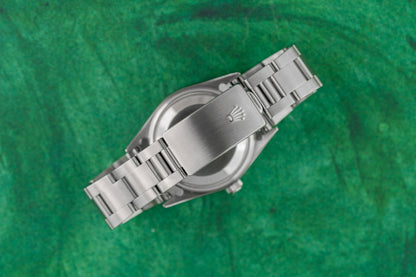 Rolex Oyster Perpetual Date 15200 Silver Dial Baton Markers - The Watch Business Sydney