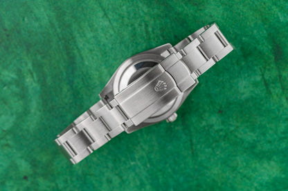 Rolex Oyster Perpetual 34 124200 Black Dial Oyster Bracelet Full Set 2021 - The Watch Business Sydney