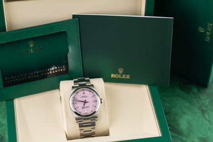 Rolex Oyster Perpetual 36 126000 Candy Pink Dial Full Set Box and Papers 2026 - Rolex Sydney