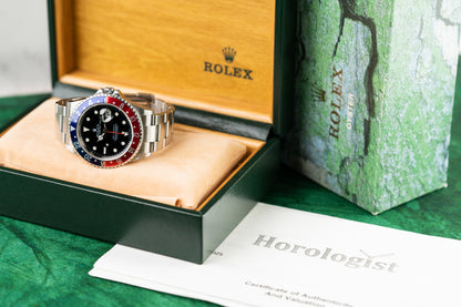 Rolex GMT Master II 'Pepsi' Bezel 16710 Stainless Steel 2006 Model