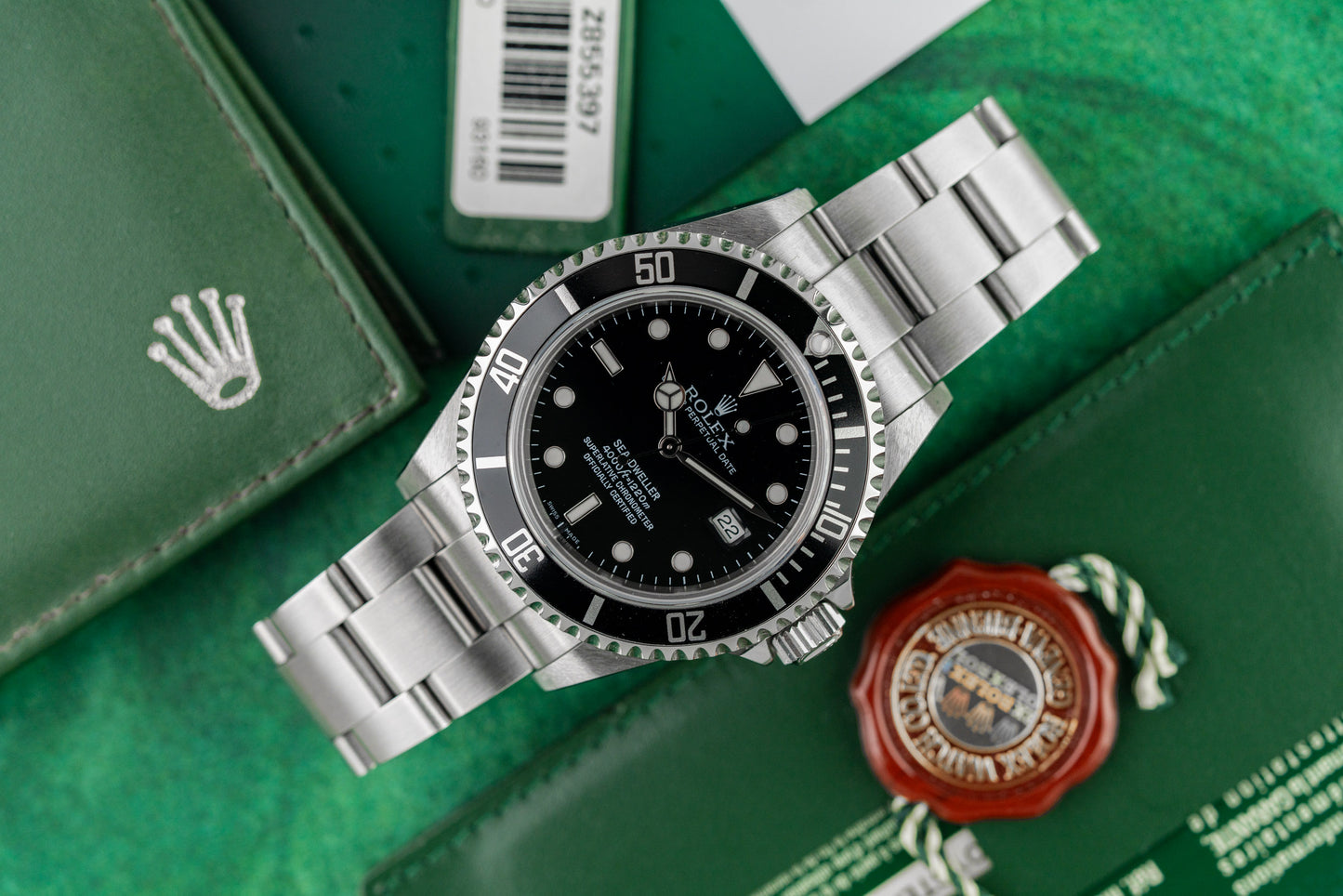 Rolex Sea-Dweller 16600 Black Dial Aluminium Bezel Insert - The Watch Business Sydney