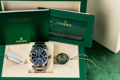 Rolex Sky-Dweller 326934 Blue Dial Stainless Steel 2022 Model
