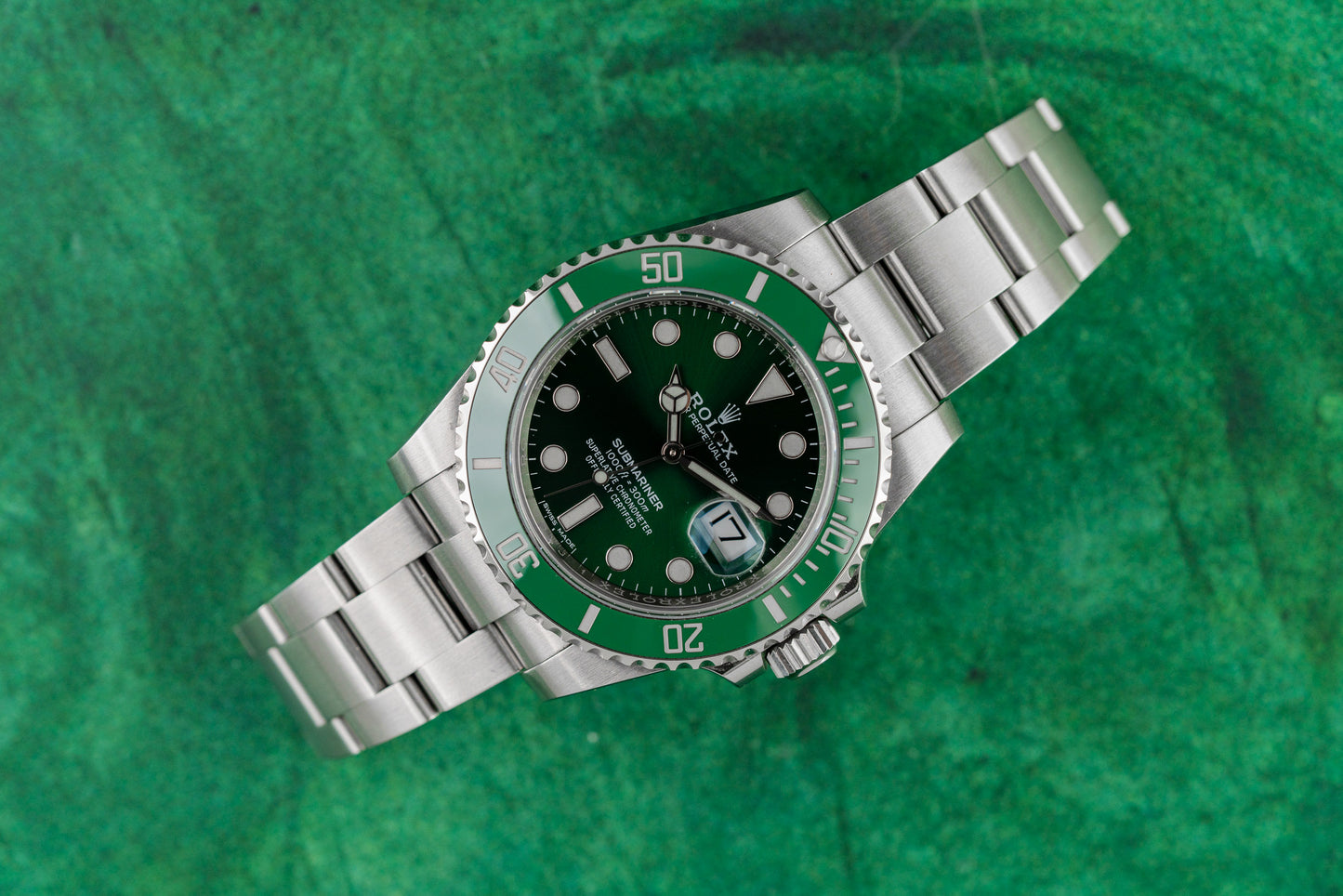 Rolex Submariner Date 116610LV Hulk Green Dial Stainless Steel 2020 - The Watch Business Sydney