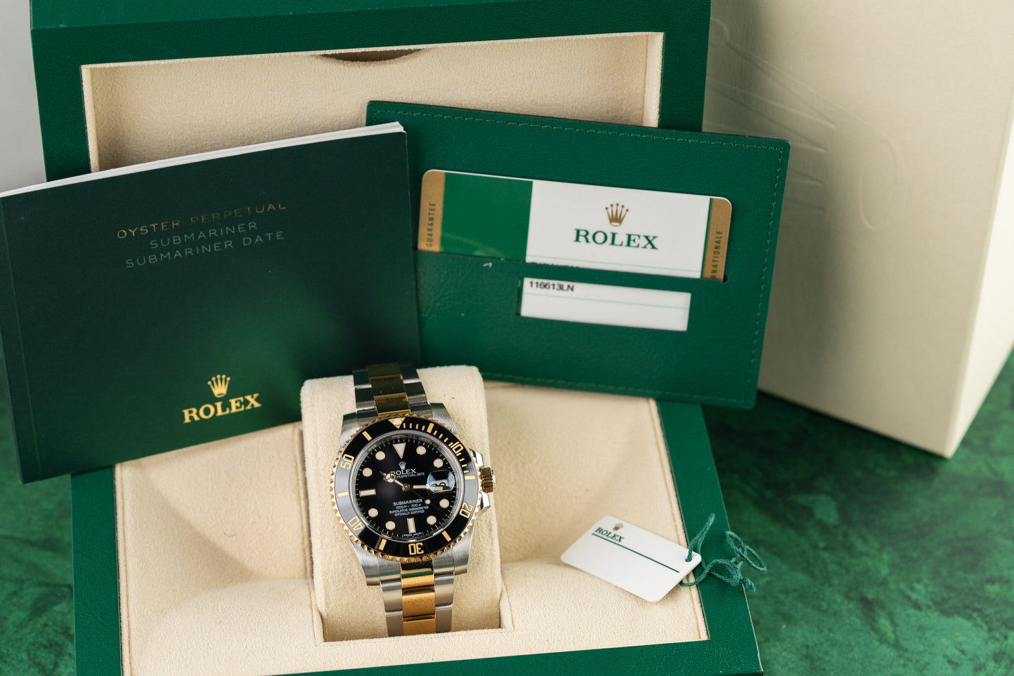 Rolex Submariner Date 116613LN Black Dial Oyster Two Tone Bracelet Full Set 2016 - The Watch Business Sydney