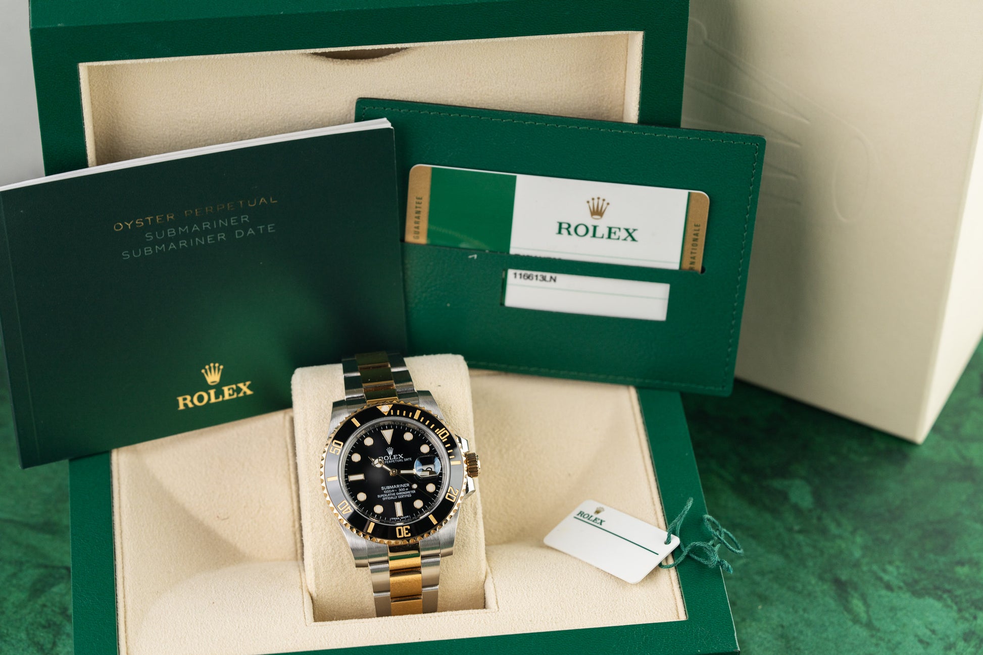 Rolex Submariner Date 116613LN Black Dial Oyster Two Tone Bracelet Full Set 2016 - The Watch Business Sydney