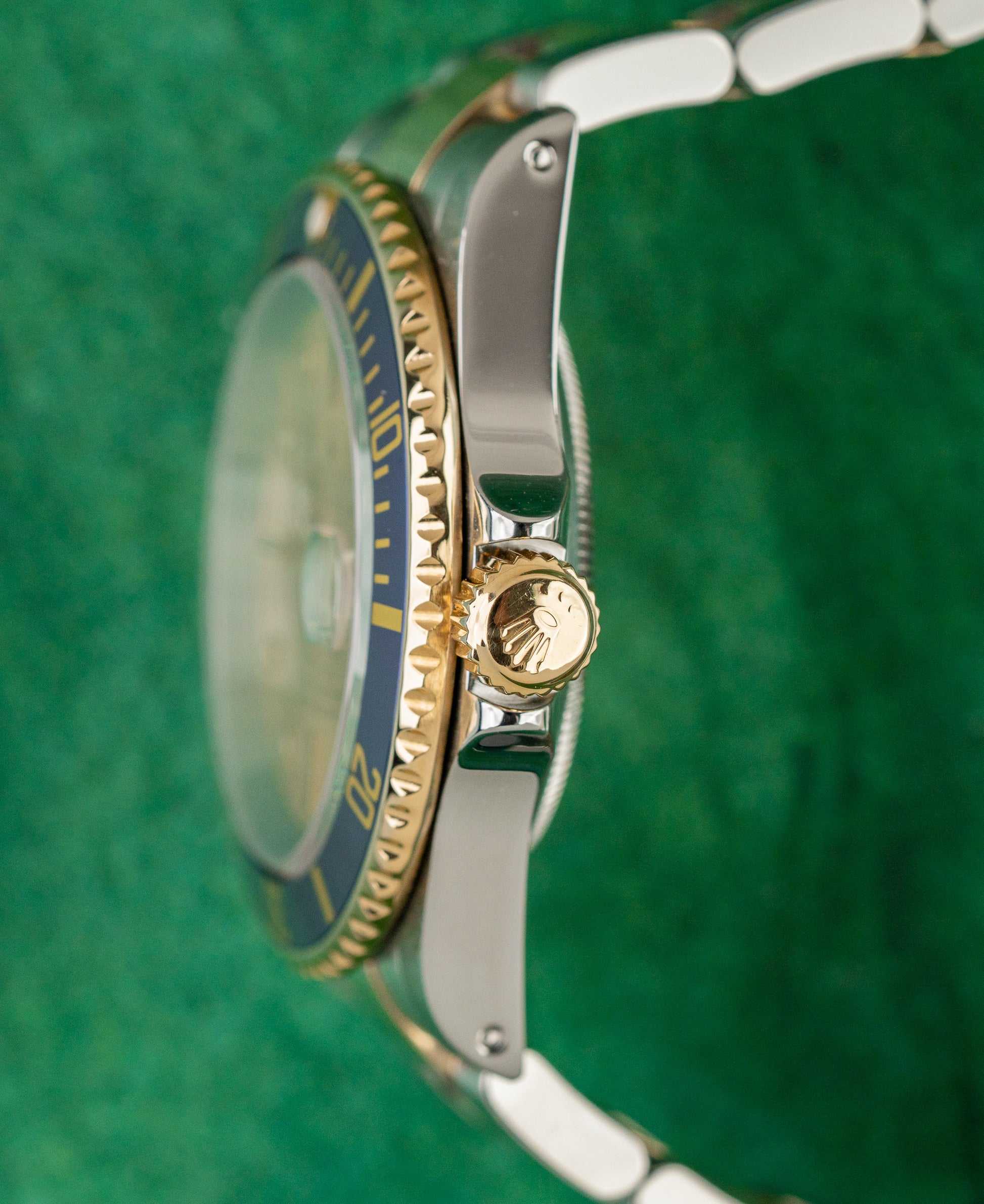 Rolex Submariner Date 16613 Champagne Serti Dial Box Booklet and Certificate 2001 - The Watch Business Sydney