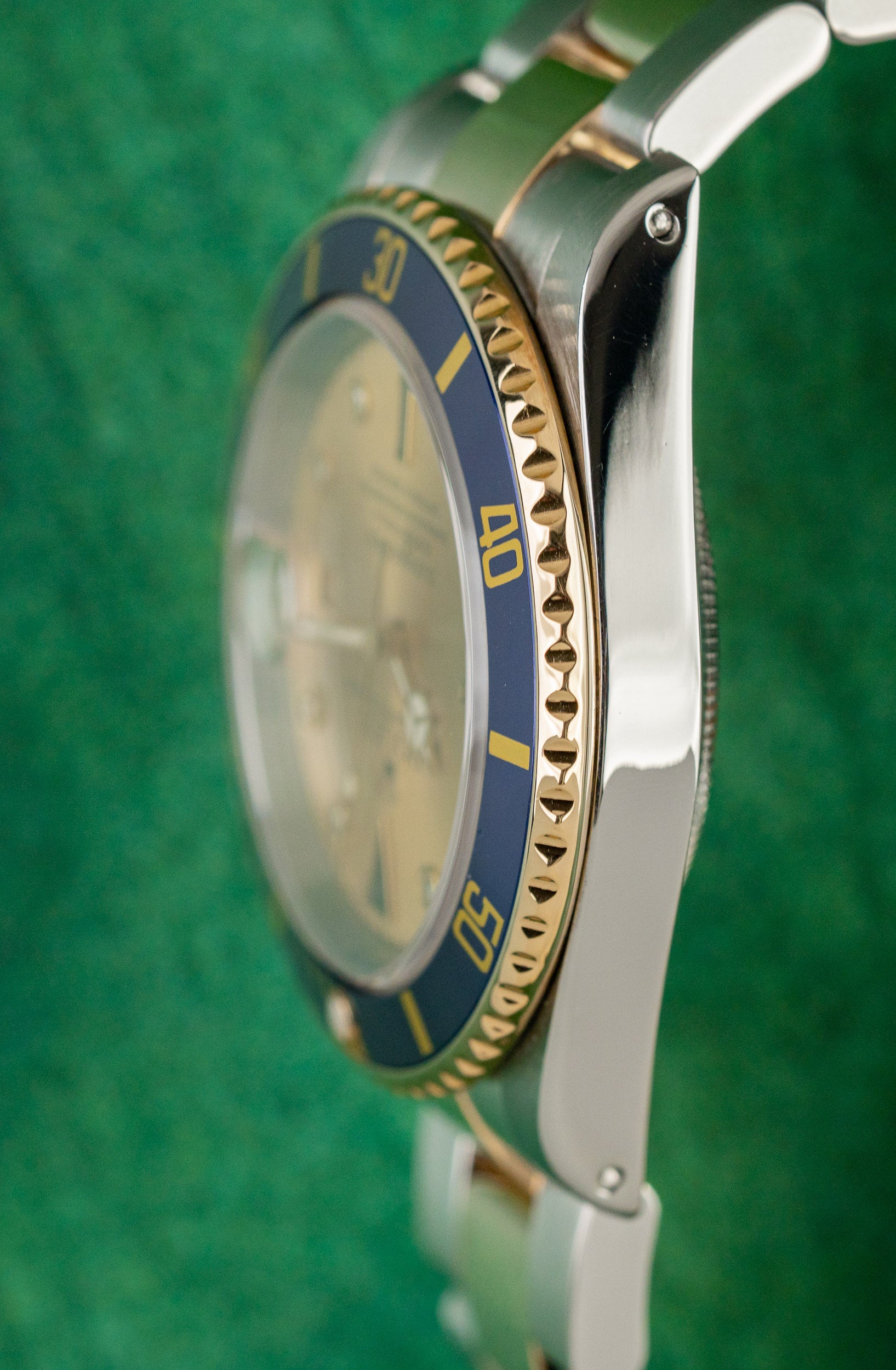 Rolex Submariner Date 16613 Champagne Serti Dial Box Booklet and Certificate 2001 - The Watch Business Sydney