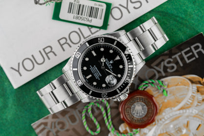 Rolex Submariner Date 16610 Black Dial Stainless Steel Case - The Watch Business Sydney CBD