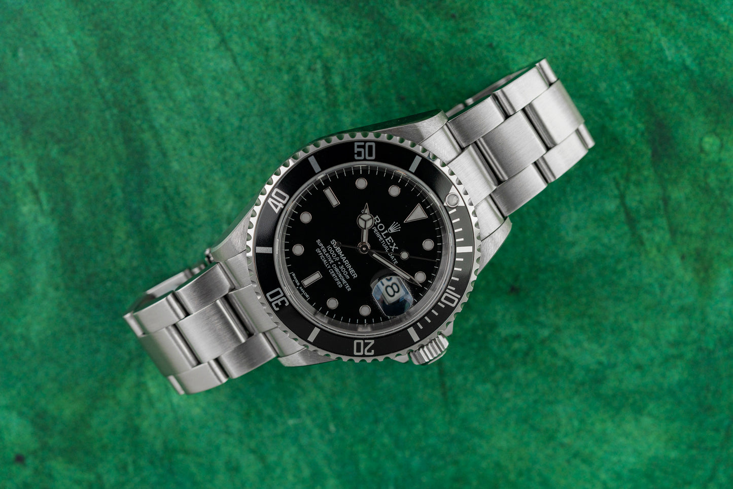 Rolex Submariner Date 16610 Black Dial Stainless Steel 2005 - The Watch Business Sydney