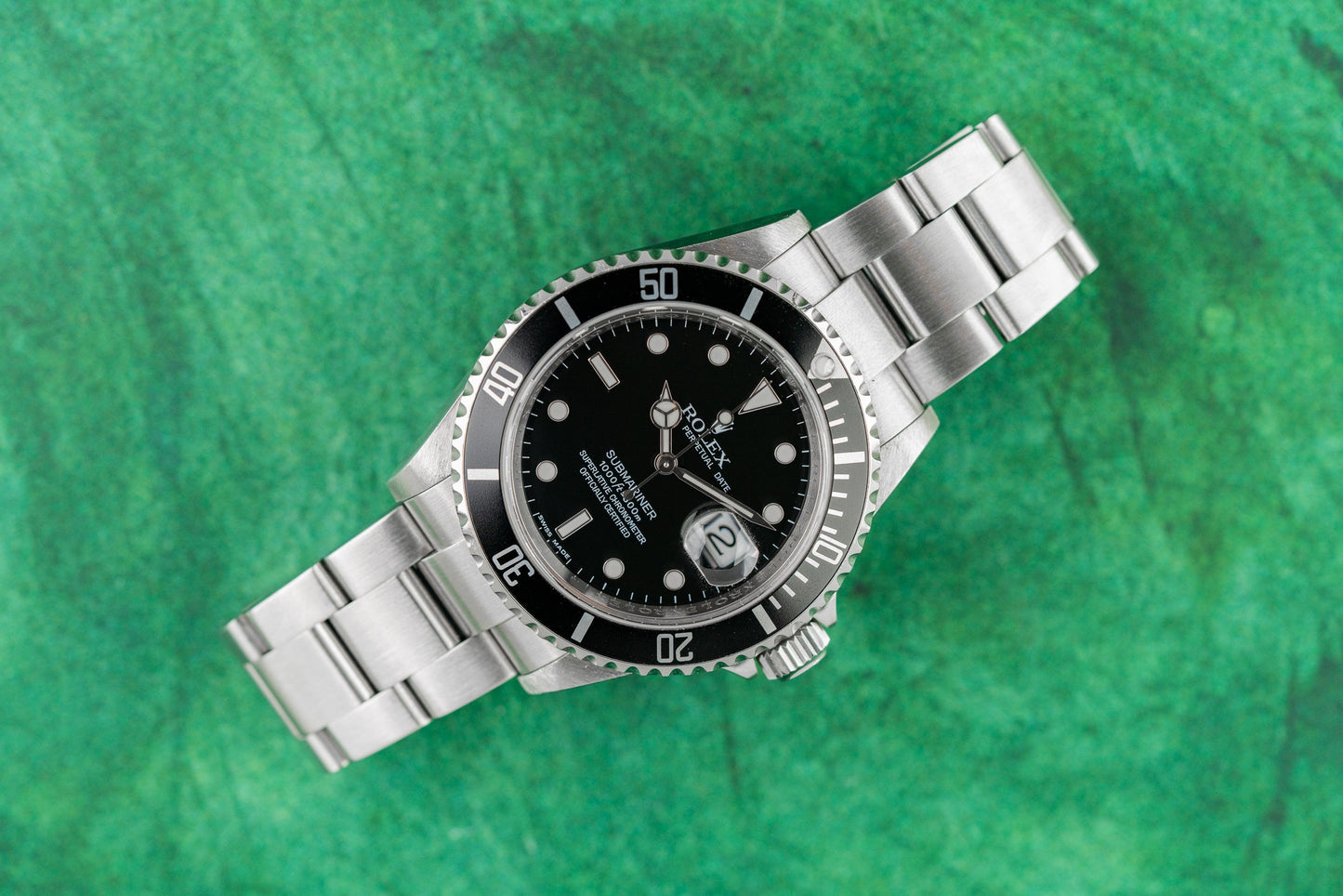 Rolex Submariner Date 16610 Black Dial Stainless Steel M Serial 2008 - The Watch Business Sydney