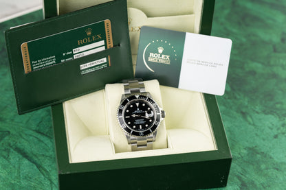 Rolex Submariner Date 16610 Black Dial Box and Rolex Service Card 2008 - The Watch Business Sydney