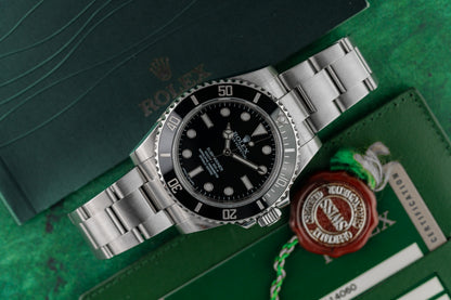 Rolex Submariner No Date 114060 Black Dial with Warranty Card and Hang Tags - The Watch Business Sydney