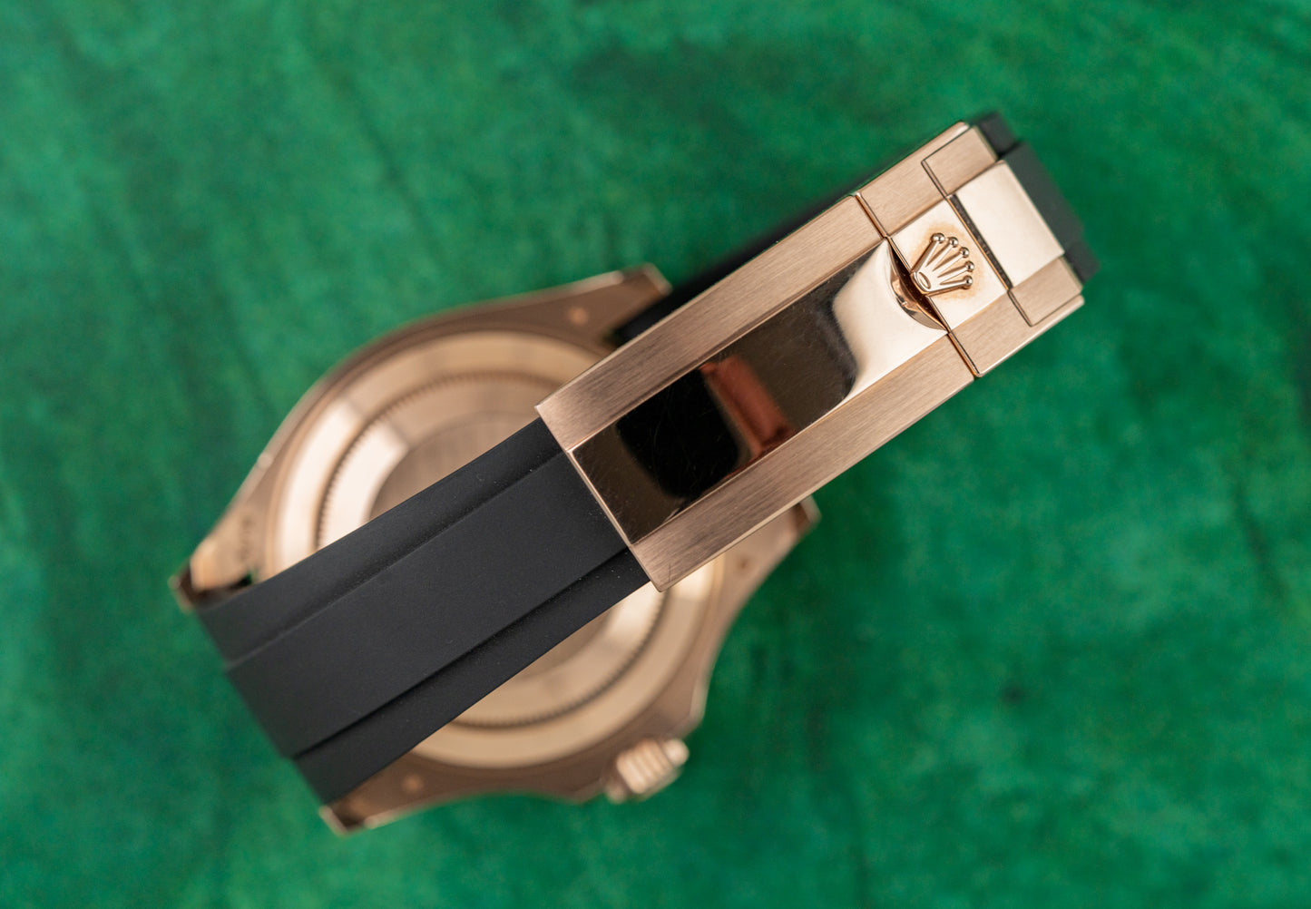 Rolex Yacht-Master 40 Rose Gold 126655 Oysterflex Rubber Strap 2023 Model