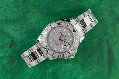 Rolex Yacht-Master 40 16622 Rhodium Grey Dial Platinum Bezel Rolesium 2012 - The Watch Business Sydney