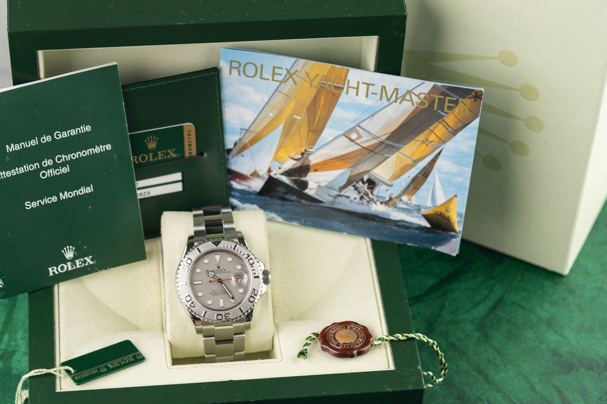 Rolex Yacht-Master 40 16622 Rhodium Grey Dial Full Set Box and Papers 2012 - Rolex Sydney