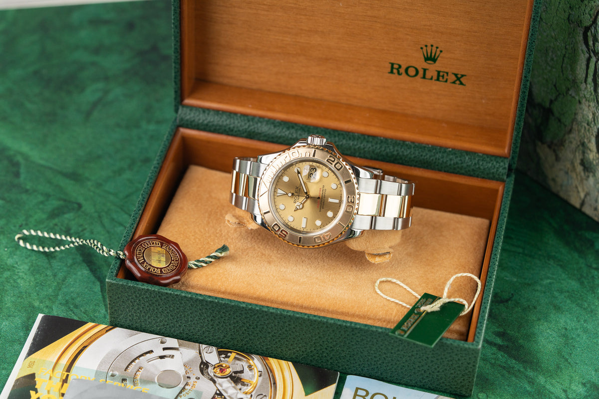 Rolex Yacht-Master 40 16623 Champagne Dial in Rolex Box - Rolex Sydney