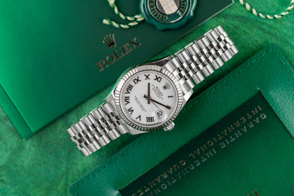 Rolex Datejust 31 White Roman Dial 278274 Stainless Steel Jubilee Fluted 2021
