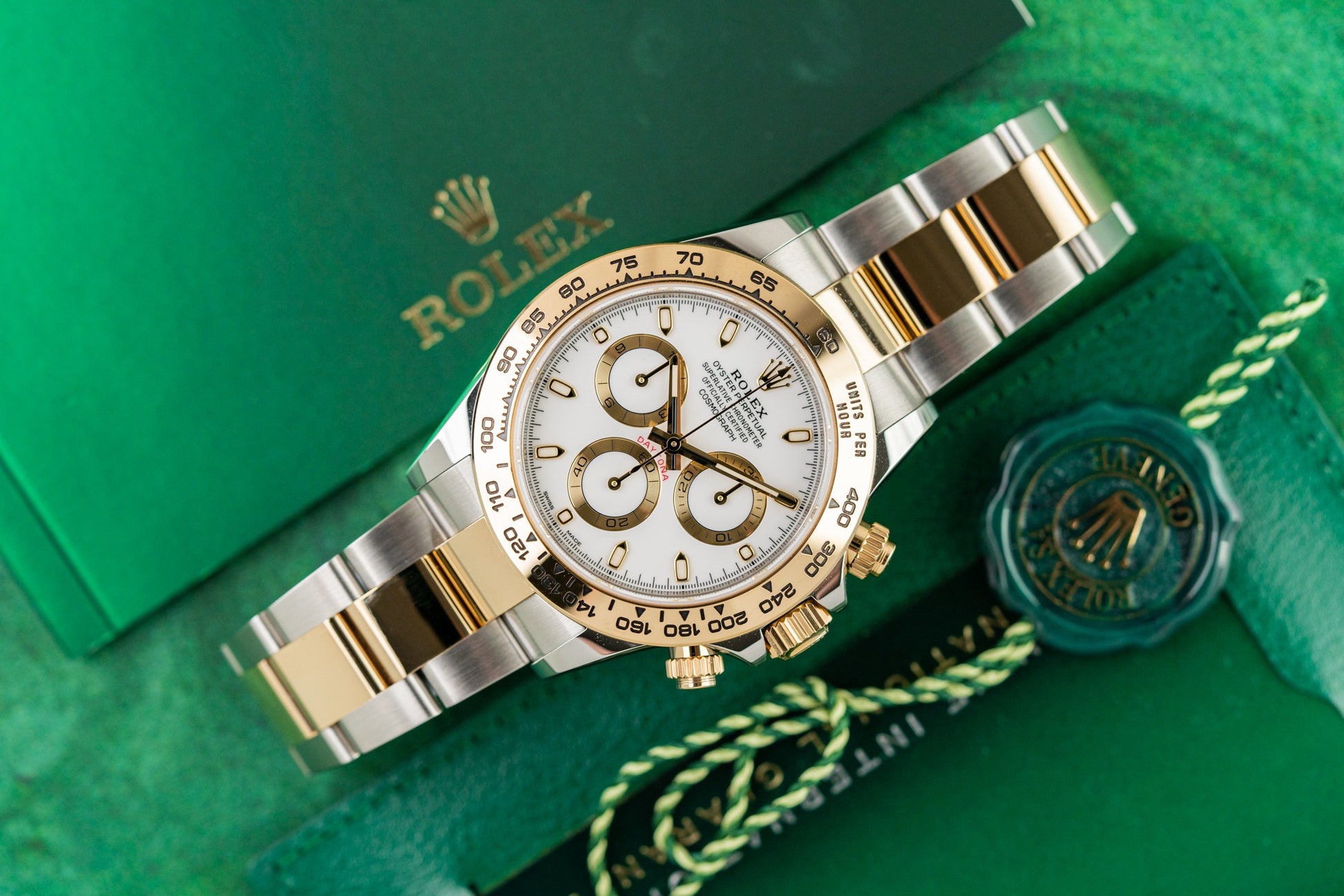 Rolex Daytona 116503 White Dial Two Tone Yellow Gold 2021 Model