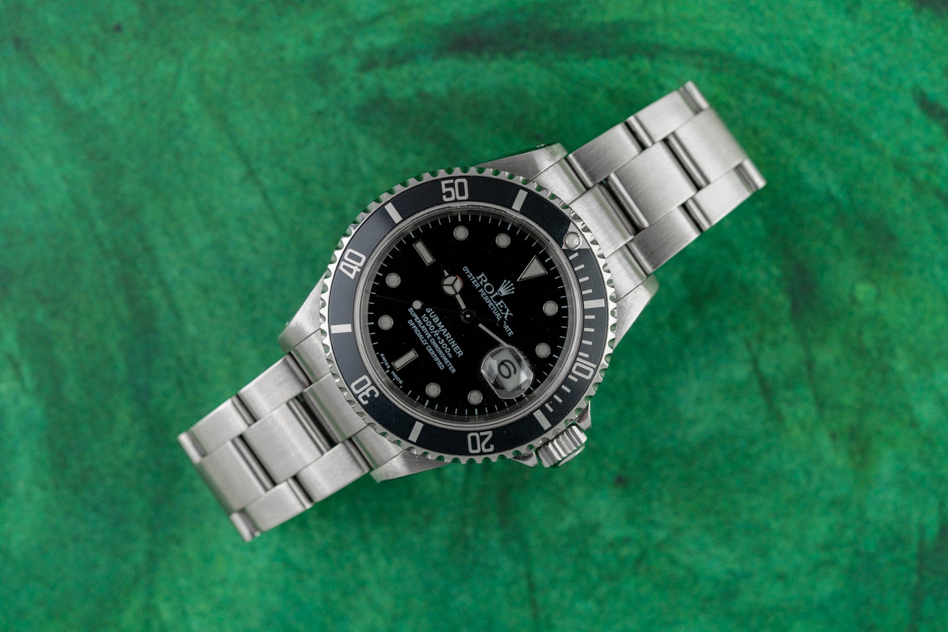 Rolex Submariner Date 16610 Black Dial Stainless Steel 2001 Model