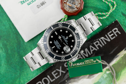 Rolex Submariner Date 16610 Black Dial Stainless Steel 2001 Model