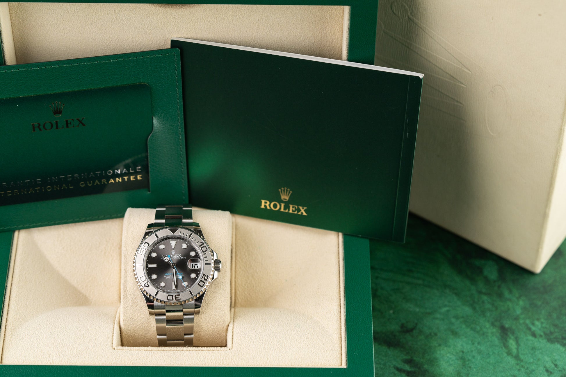Rolex Yacht-Master 37 Grey Dial 268622 bracelet - Pre-Owned Sydney
