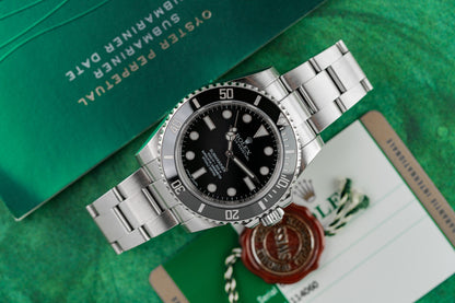 Rolex Submariner No Date 114060 Stainless Steel 2014 Model