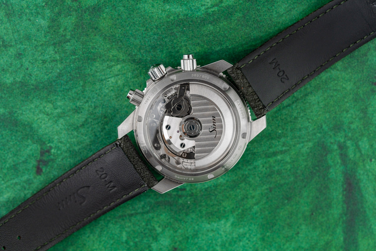 Sinn 103 Classic 12 Limited Edition 103.181 Reverse Panda Dial Display Caseback - The Watch Business Sydney