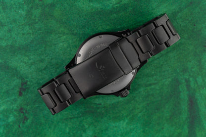 Sinn 856 S Pilot Watch Black Dial Black Coated Bracelet Clasp - The Watch Business Sydney