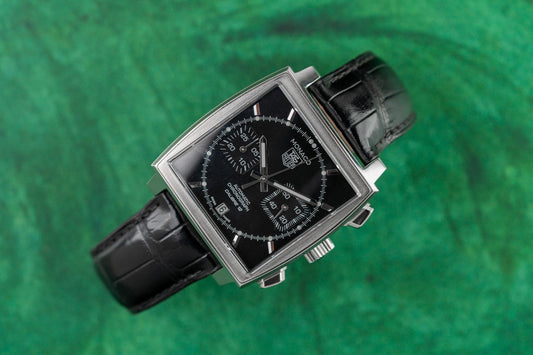 TAG Heuer Monaco CAW2110.FC6177 Stainless Steel Black Dial 2016 Model