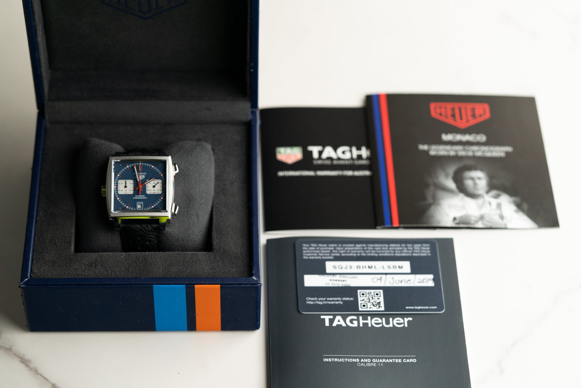 TAG Heuer Monaco Calibre 11 CAW211P.FC6356 Monaco Steve McQueen 2019 Model