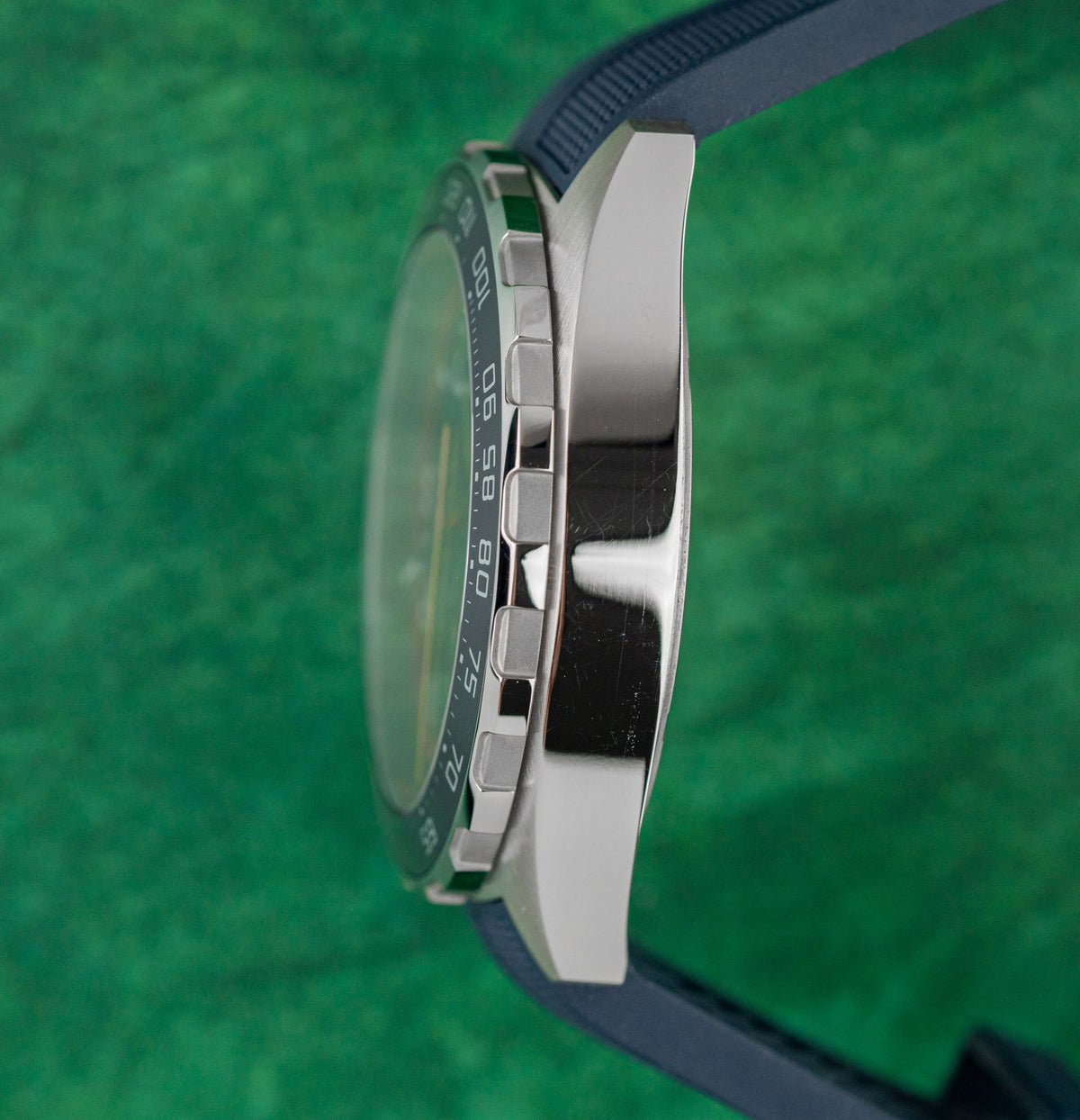 TAG Heuer Formula 1 Red Bull Racing CAZ101AL Blue Dial Steel Case Profile - The Watch Business Sydney CBD