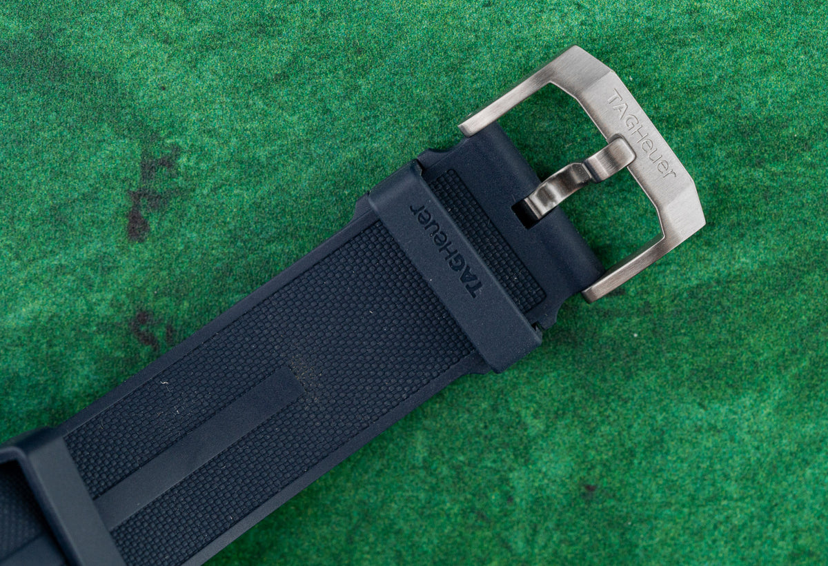 TAG Heuer Formula 1 Red Bull Racing CAZ101AL Blue Dial Blue Rubber Strap Buckle - The Watch Business Sydney