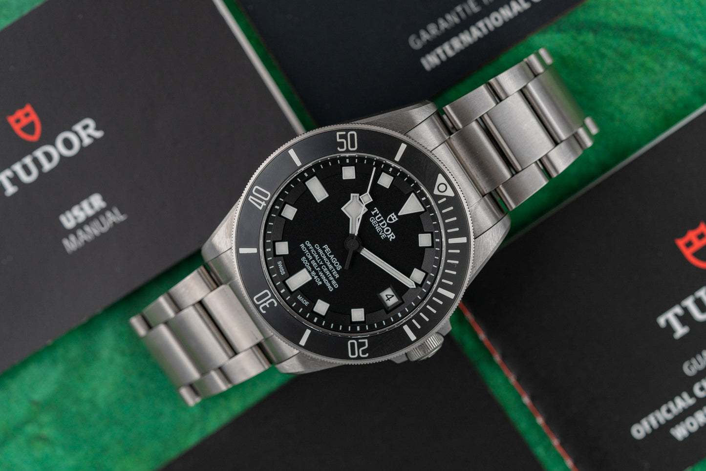 Tudor Pelagos 25600TN dial close-up - Pre-Owned Sydney