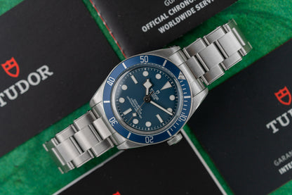 Tudor Black Bay Fifty-Eight 79030B dial close-up - Pre-Owned Sydney