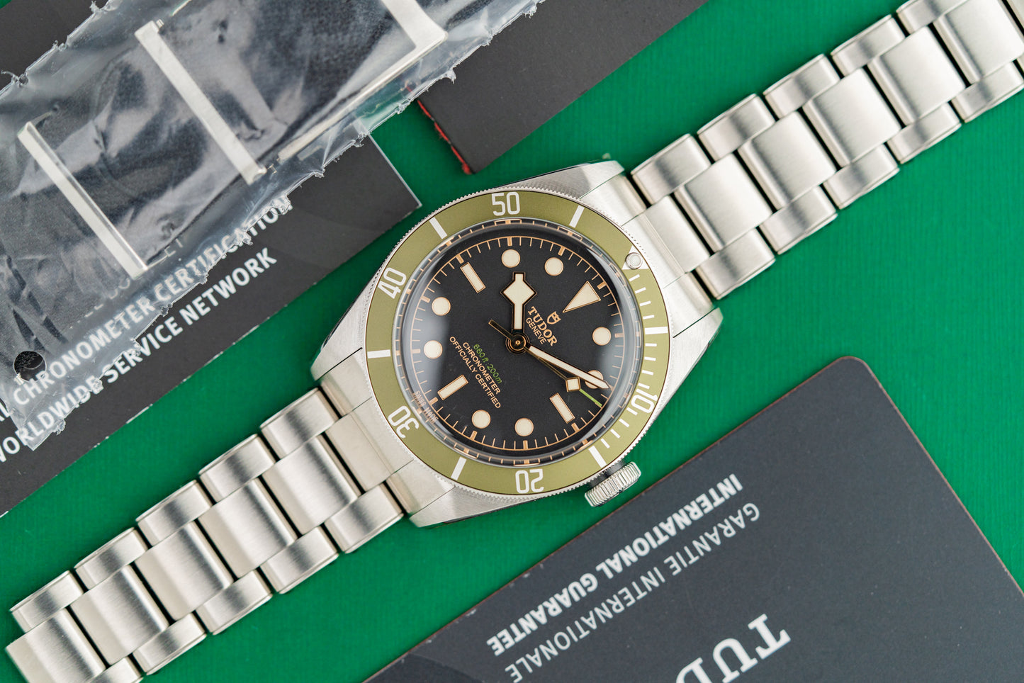 Tudor Black Bay Harrods 79230G Green Bezel Limited Edition 2021