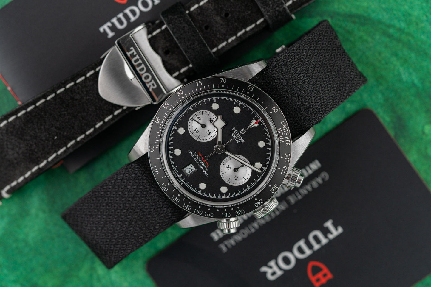 Tudor Black Bay Chrono 79360N Stainless Steel Case - The Watch Business Sydney CBD