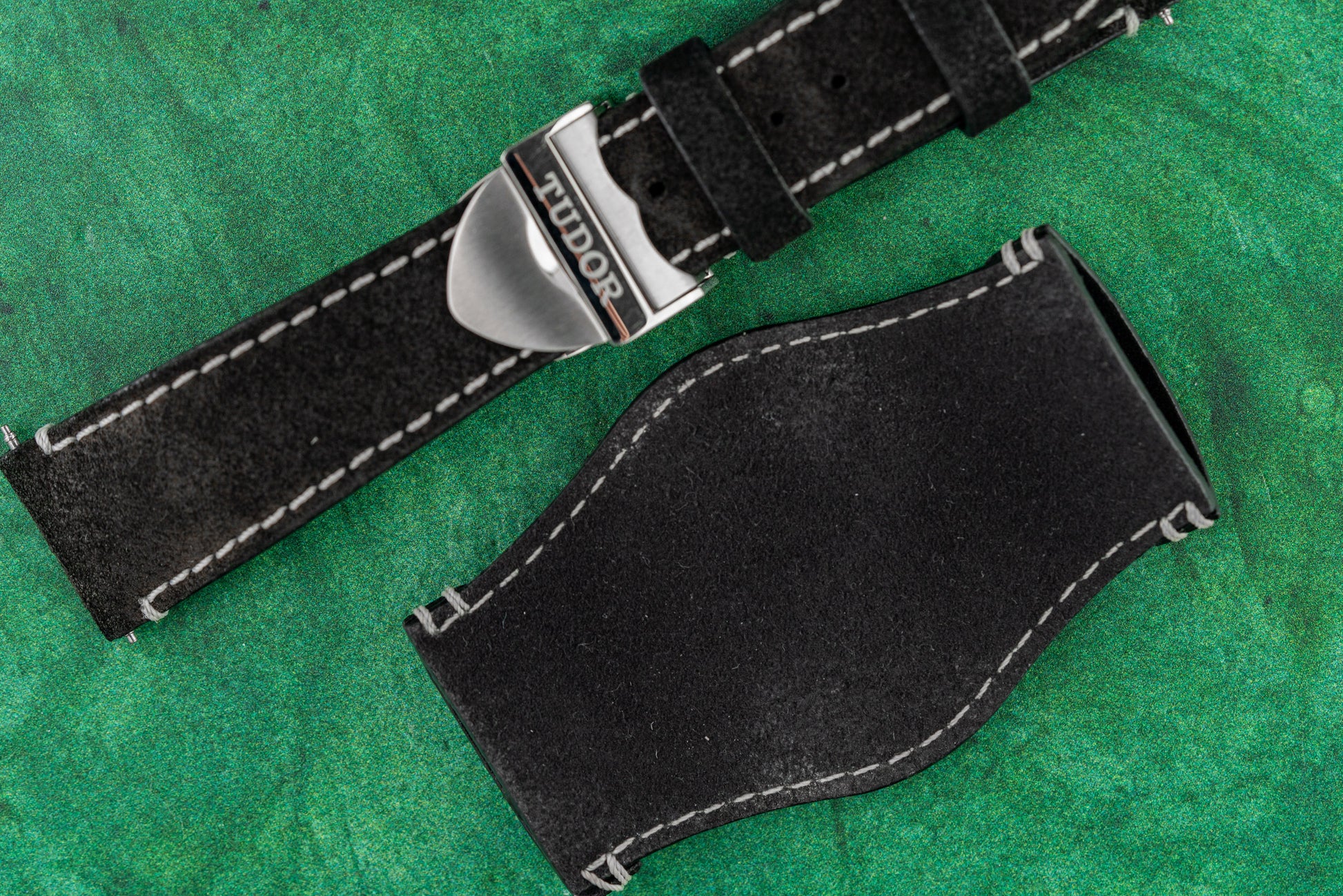 Tudor Black Bay Chrono 79360N Textile Strap with Leather Strap - The Watch Business Sydney