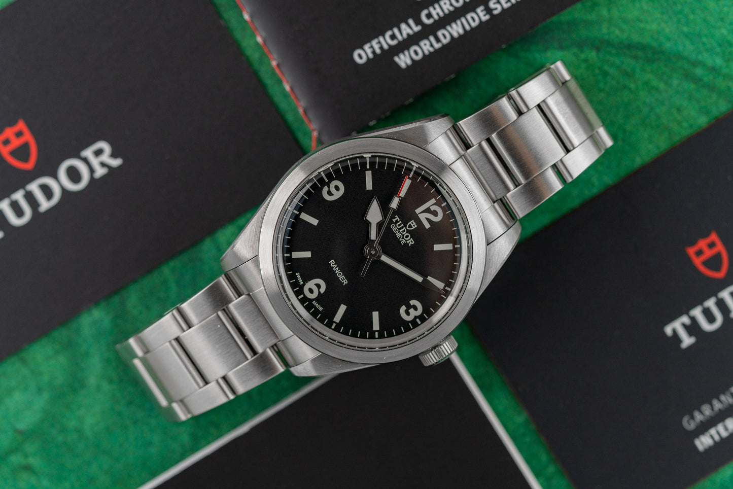 Tudor Ranger 79950 dial close-up - Pre-Owned Sydney