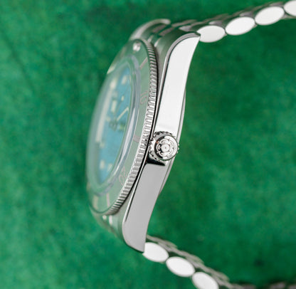 Tudor Black Bay 54 79000 Lagoon Blue Dial Five-Link Steel Bracelet - The Watch Business Sydney