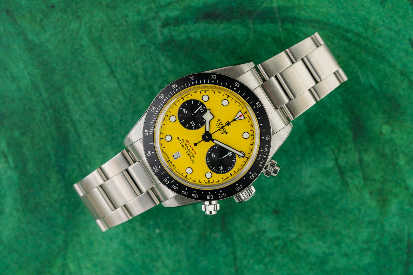 Tudor Black Bay Chrono 39 79310N Bumblebee Yellow Dial Stainless Steel 2026 - The Watch Business Sydney